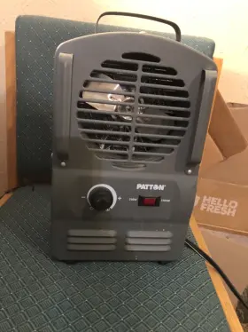 750-1500 Patton Puh792 Electric Utility Heater Watt Fan Blowing Puh 792