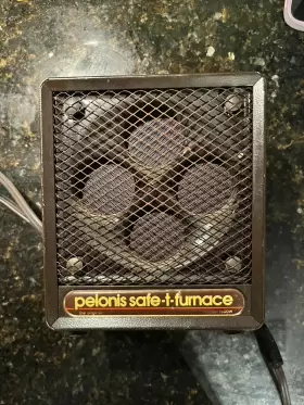 1500w Pelonis 069483015000 Vintage Safe-t-furnace Portable Space Heater - Brown Works