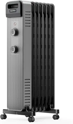 1500w Pelonis 810049712433 Oil Filled Radiator Heater Quiet Warmth Radiant 3 Heating