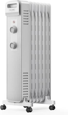 Pelonis 810049712440 Oil Filled Radiator Heater 1500w Quiet Warmth Radiant 3 Heating