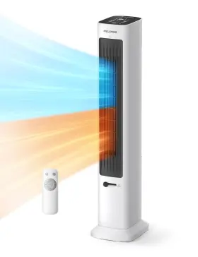 Pelonis 840296510117 Oscillating Tower Fan And Heater Combo With Remote Control -