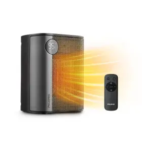 990459674 Pelonis Tabletop Digital Ceramic Heater With Thermostat And Remote Control Black