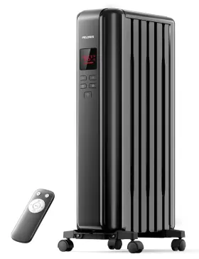 B0ddbvqzlp Pelonis Oil Filled Radiator Heater For Large Room With Remote Electric 1500w