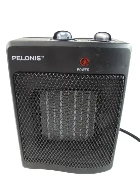 Hc-0131 Pelonis Vintage Ceramic Portable Heater Model 1500w Black 8.5 Inch X6