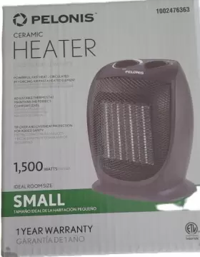 Hc-0179 Pelonis Ceramic Electric Space Heater