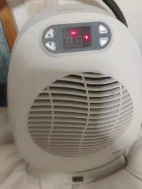 Hf-0019 Pelonis Fan Forced Heater Digital Rotating Model New No Box
