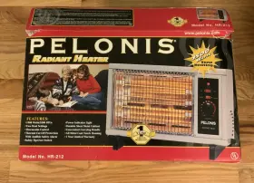 Hr-212 Pelonis Radiant Heater 1500 Watts Zone Heating Model #hr-212 Tested