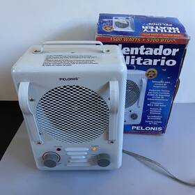 Pelonis Hr-310 Space Heater 1500 Watts Utility 2 Settings Fan Video