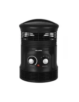 Mopsh17pf2hdb Pelonis 1500w 360 Surround Fan Heater Electric Wire Adjustable Thermostat Light Portable