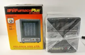 Pf-1212-btc-gr Pelonis Fin Furnace Plus Compact Ceramic Disc Honeycomb Space Heater New Rare