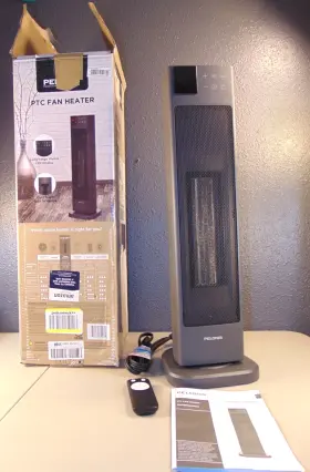 Phf15rsaph23 Pelonis Oscillating Space Heater Ceramic Tower 12-hr Timer With Remote - Tested