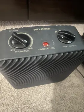 Psh08f1abb Pelonis 1500w Portable Heater - Black