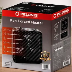 Psh3105g8s407 Pelonis Fan Forced Heater Black Adjustable Thermostat Safety