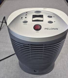 Pelonis Pshf10m1abbv 2-speed 1500w Electric Fan-forced Oscillating Space Heater Hf-0034