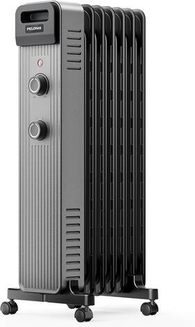 Pelonis Psho07jm1agb Oil Filled Radiator Heater 1500w Quiet Warmth Radiant 3 Heating
