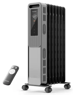 Psho07jr4agb Pelonis Oil Filled Radiator Electric Space Heater For Indoor Use Large Room With The