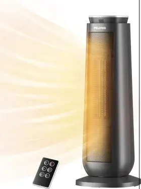 Pth15a4bgb Pelonis Ceramic Tower 1500w Indoor Space Heater With Oscillation
