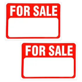 30.5x20cm Penitue 1092217 2pcs For Sale Car Sticker 12.01x8in/30.5x20cm Self-adhesive White Red