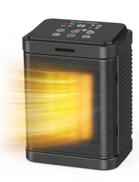 1500w Pereysi 976948591013 Space Heater Ptc Ceramic With 4 Modes 24h Timer Thermos