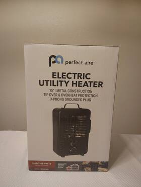 Perfect Aire 2phw153p New Electric Utility Space Heater 5120 Btus 160sq. Ft.2phw153p