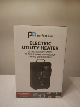 Ft.2phw153p Perfect Aire 2phw153p New Electric Utility Space Heater 5120 Btus 160sq.