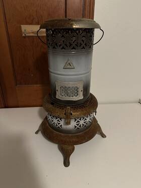 Perfection 1665 Vintage Rare Authentic Oil Heater Kerosene # Usa Untested