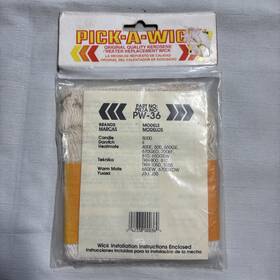 Pick-a-wick Pw36 Part # Pw-36 Replacement Read