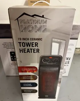Kpt-1802m Platinum Home Brand New 19 Inch Ceramic Tower Heater