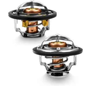97241130 Pmfca 131-131 97241129 185 And 180 Degree Thermostat Front Rear Kit Pair For Gm Pi