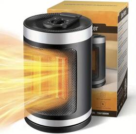 Pmoyoko Tx5122603 Ceramic Portable Electric Space Heater 750w/1500w Fast Heating Quiet