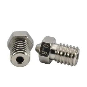 Platedv6r-1.75b Polisi3d 2pcs Upgrade 3d Printer M6 Thread Brass Plated Nozzle Wear Resistant Nozzles