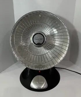 0791708 Presto Heat Dish Plus Parabolic Electric Heater Model / Works Great