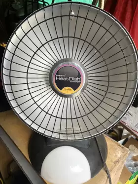 07924 Presto Heat Dish Plus Footlight Parabolic Electric Heater 120v 60hz 1000 Watts