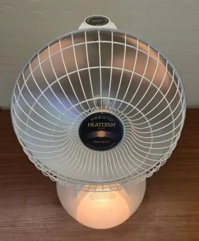 7903 Presto Heat Dish Parabolic Plus Footlight Electric Heater