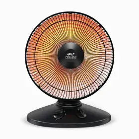 Htr70 Proaira 700-watt /1000-watt In Black Oscillating Parabolic Dish Heater With Tip-over And