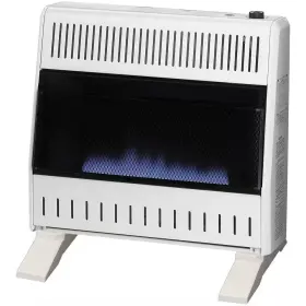 Procom Heating 313114985966 30 000 Btu Natural Gas Ventless Blue Flame Space Heater With Base Feet Manual C