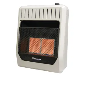 Mg2tir Procom 20 000 Btu Dual Fuel Infrared Heater - White