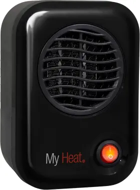 Products 313040467499 Myheat Personal Mini Space Heater For Home With Single Speed 6 Inches Black 2