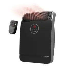 1500w Products 445036275276 18 Inch Whole Room Ceramic Console Space Heater With Remote Black Cc18306