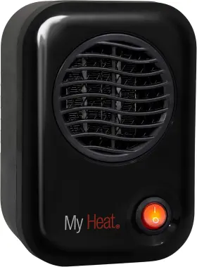 Products 445046496470 Myheat Personal Mini Space Heater For Home With Single Speed 6 Inches Black 2