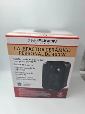 Fh-240a Profusion 400w Personal Ceramic Heater - Energy Efficient Compact New