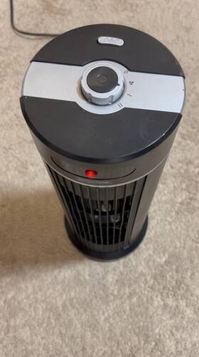Profusion Gd8110bp-m 1000w Infrared Quartz Tower Heater Sold As For Parts