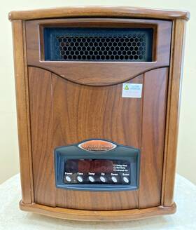 Profusion Heat Cf1500 Comfort Furnace 1500w 120v Infrared Heater With Woodgrain Cabinet