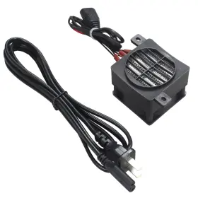 Fj600-110v-jy-80cord Ptcyidu Ptc Fan Heater With Power Cord 110v 600w Electric Ceramic Energy Saving Const