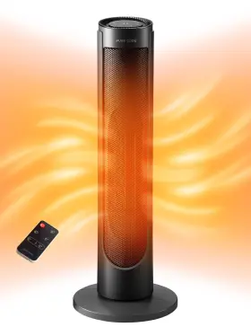 Pure Code 850033244519 Space Heater Portable Electric Heaters For Indoor Use Voice And Remote Cont