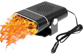 Hxl-002 Qej Car Heater 12v 150w 2-in-1 Heating And Cooling Fan Windshield Defroster Def