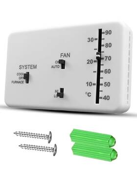 Qlzozb Qlzhwmbaa01 Rv Thermostat Analog Fit For Dometic Cool Only/furnace Repla