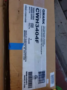 Cwh3404fc Qmark Cwh3404f Wall Heater