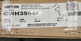 Cwh3504f Qmark Lg Recssd Elct Wl Heatr 18-1/4 Inch H 240v 39k913