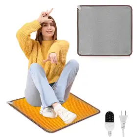 Qb0601 Qoubai Pvc 110v Heated Floor Mat Heater For Foot Warmer Under Desk 22 X 20 Inch Elec